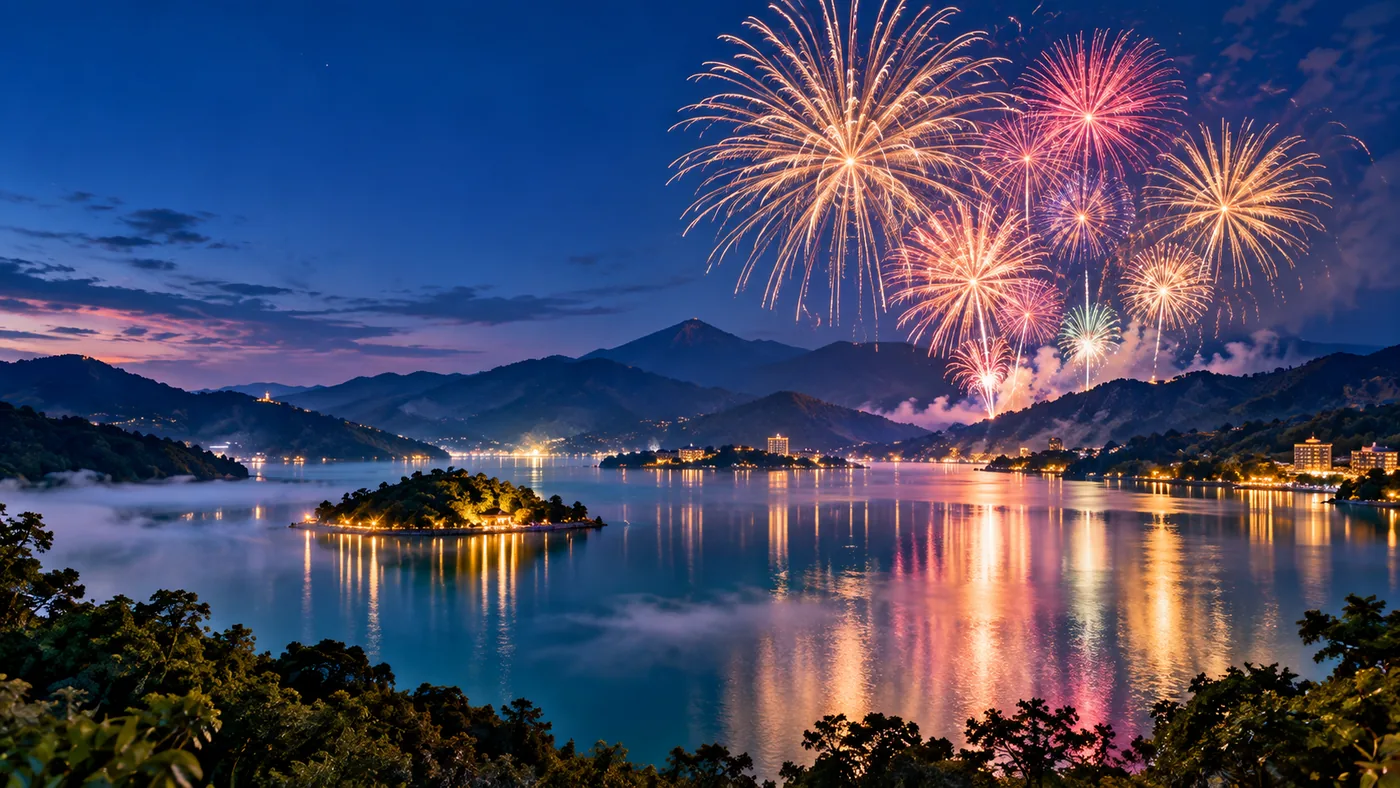 2026 日月潭花火嘉年華?三場煙火時間